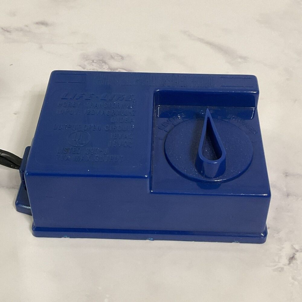 LIFE-LIKE Model No. 390-J Hobby Train Transformer Blue